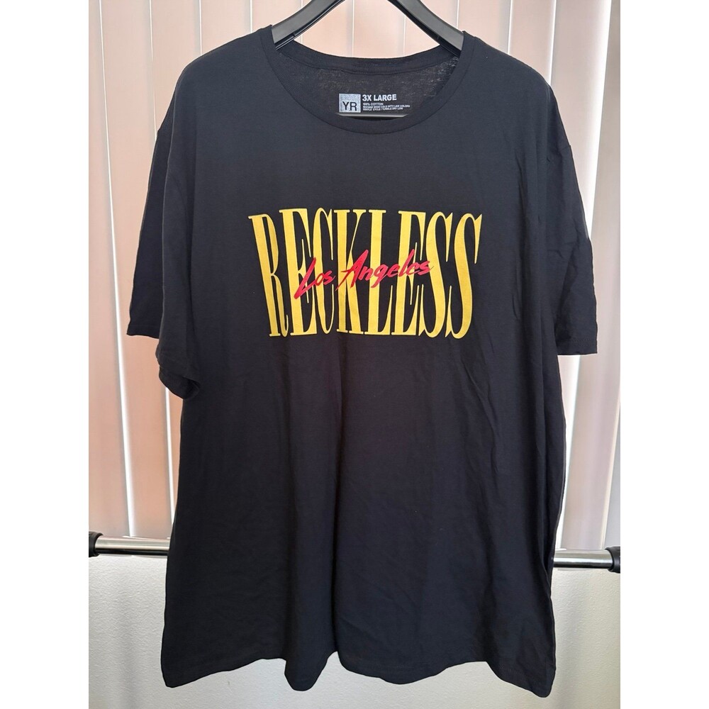 NWOT Men’s Young & Reckless Black “Reckless Los Angeles “ Shirt Size 3XL